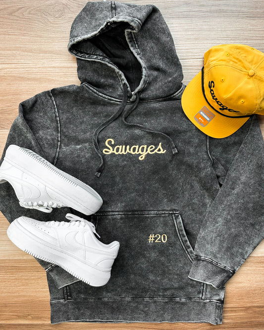 Custom Mineral Wash Hoodie