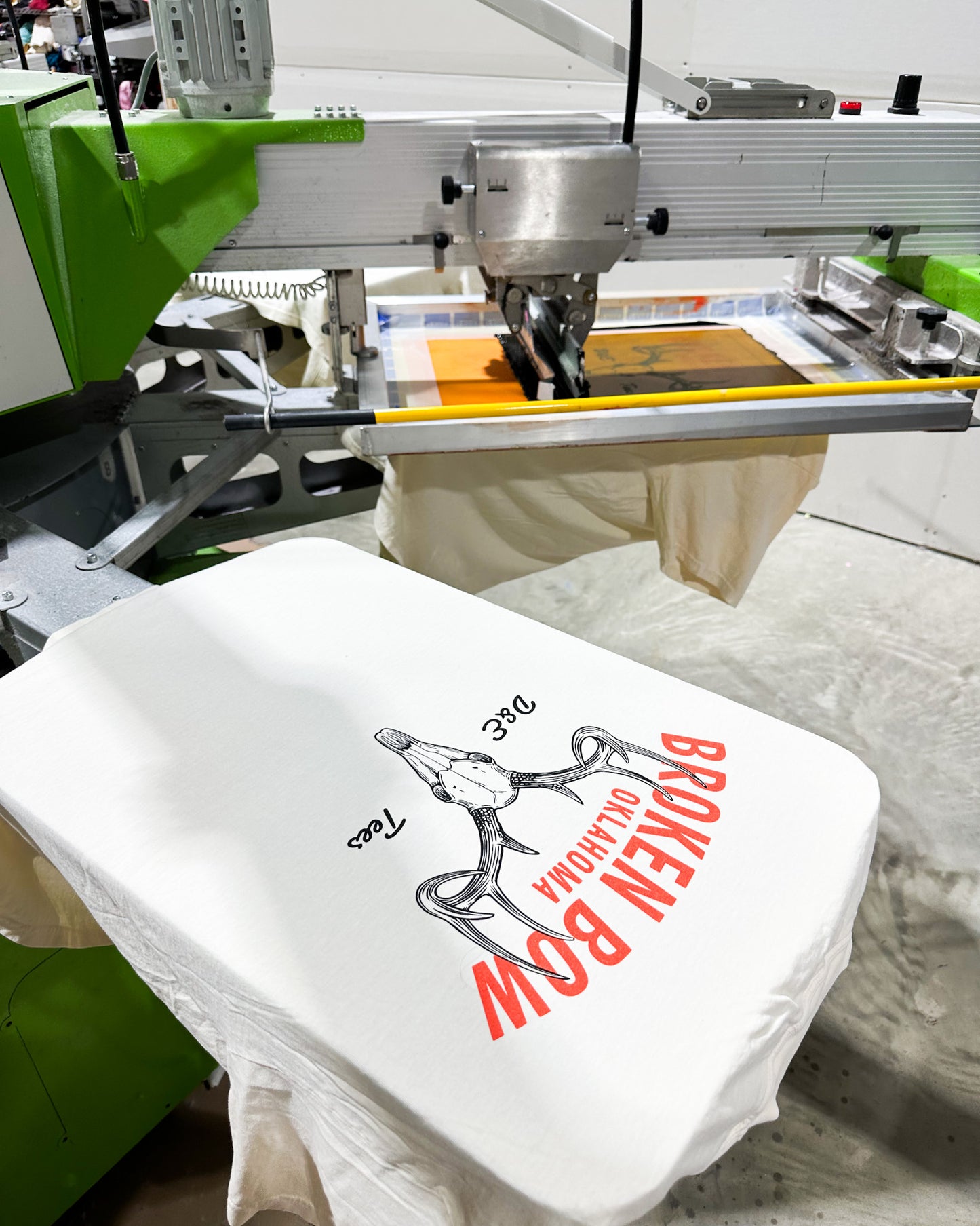 Broken Bow Deer Skull Logo Graphic Tee