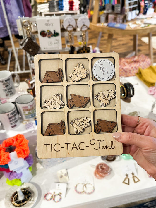 Camping Tic Tac Toe Game