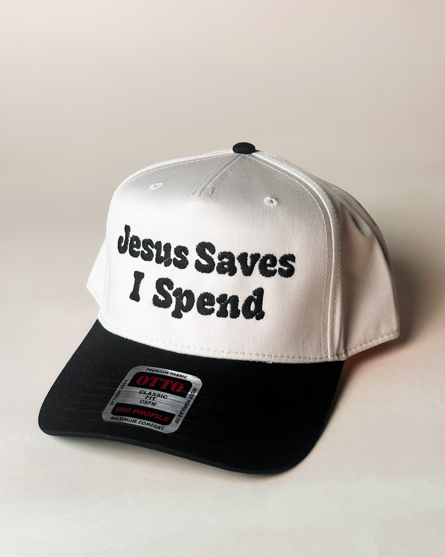 Jesus Saves I Spend Hat