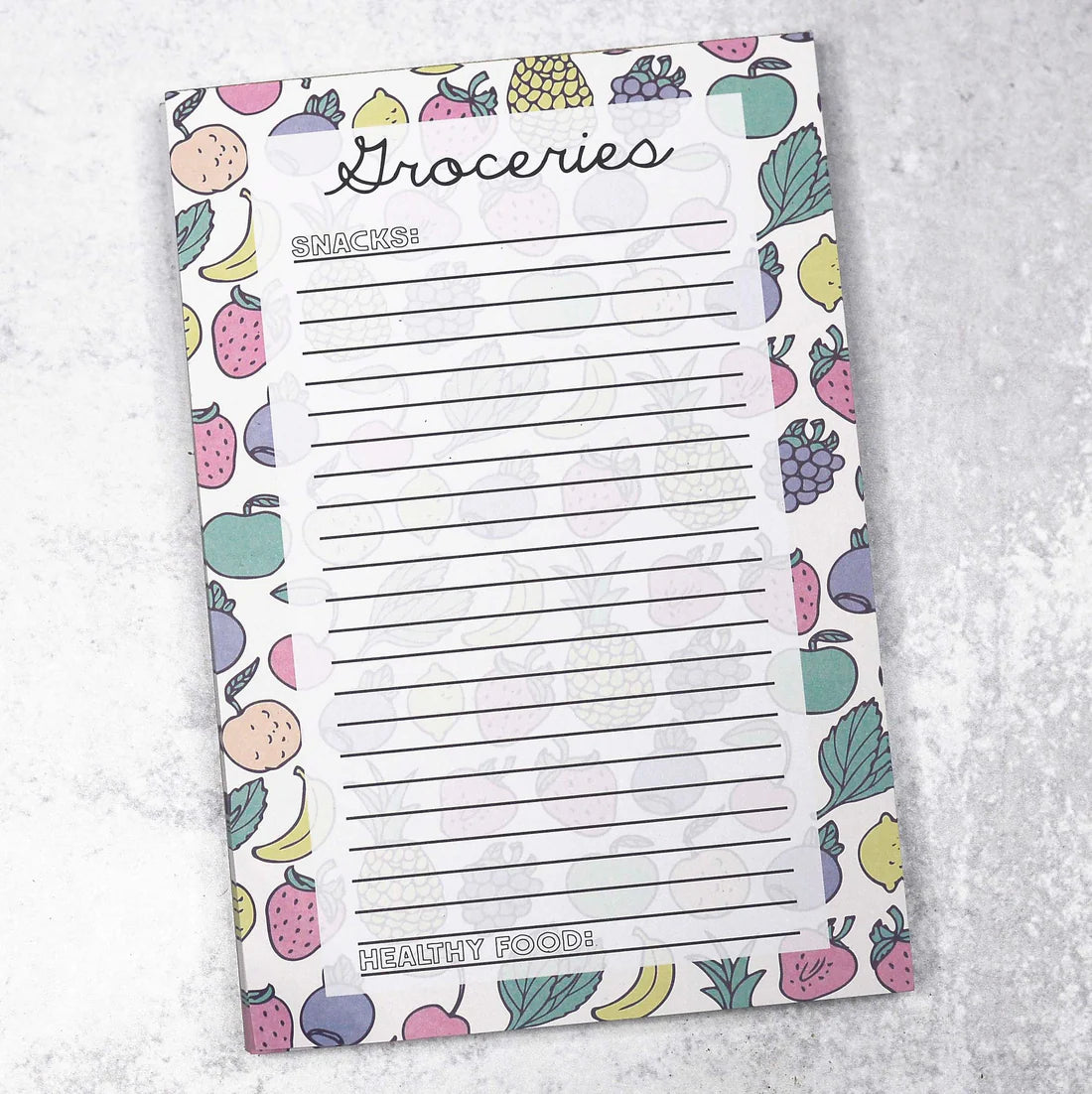 Groceries Magnetic Notepad
