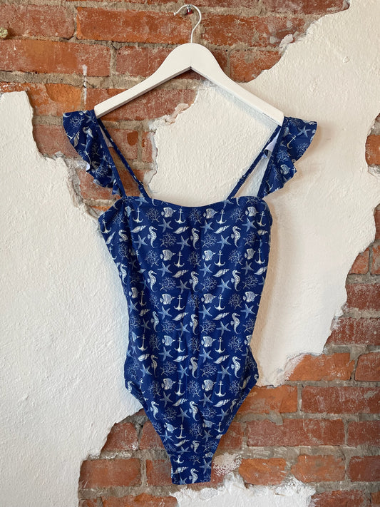 Blue Shell Swimsuit