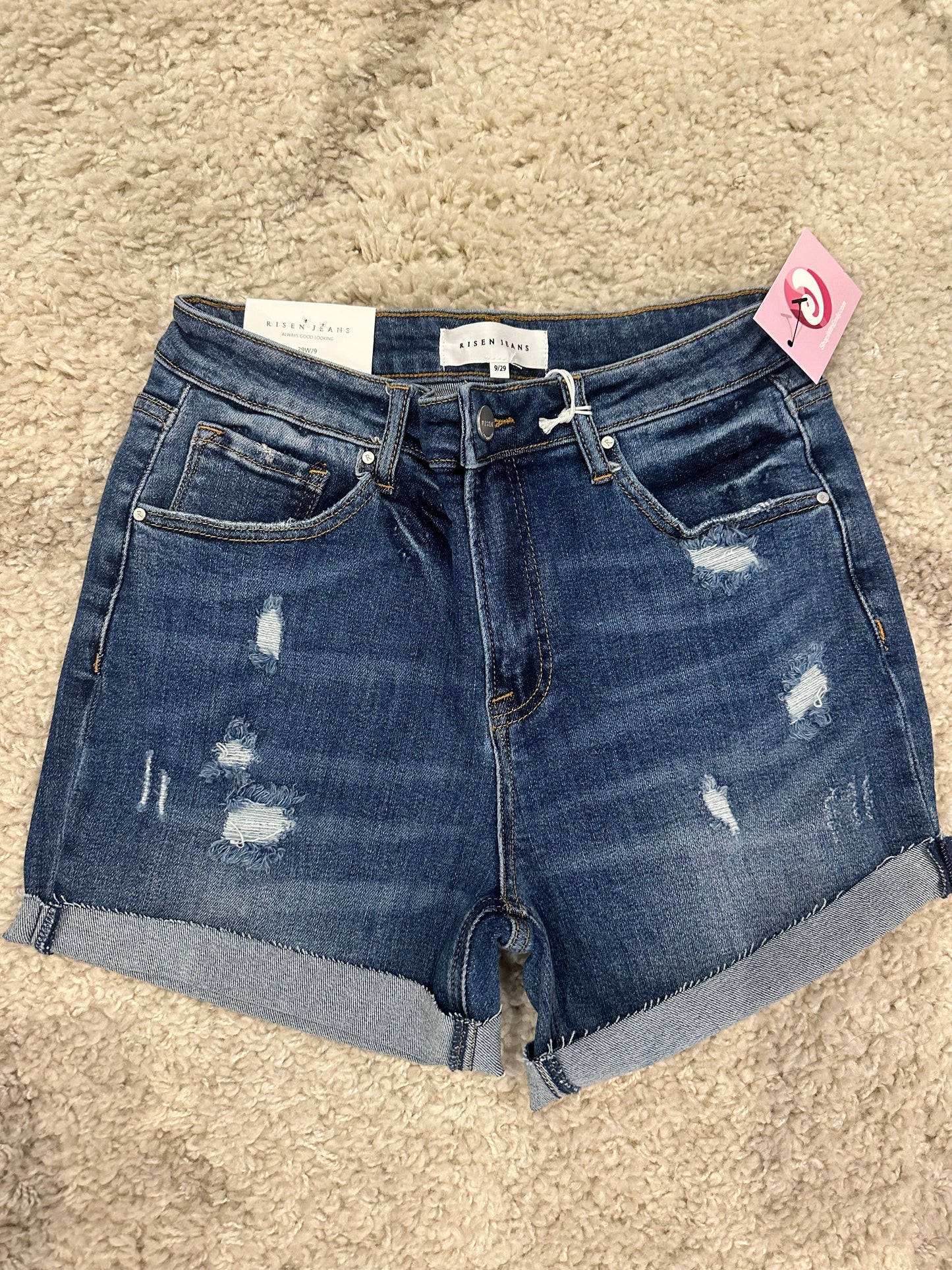 Risen Cuffed Cute Shorts