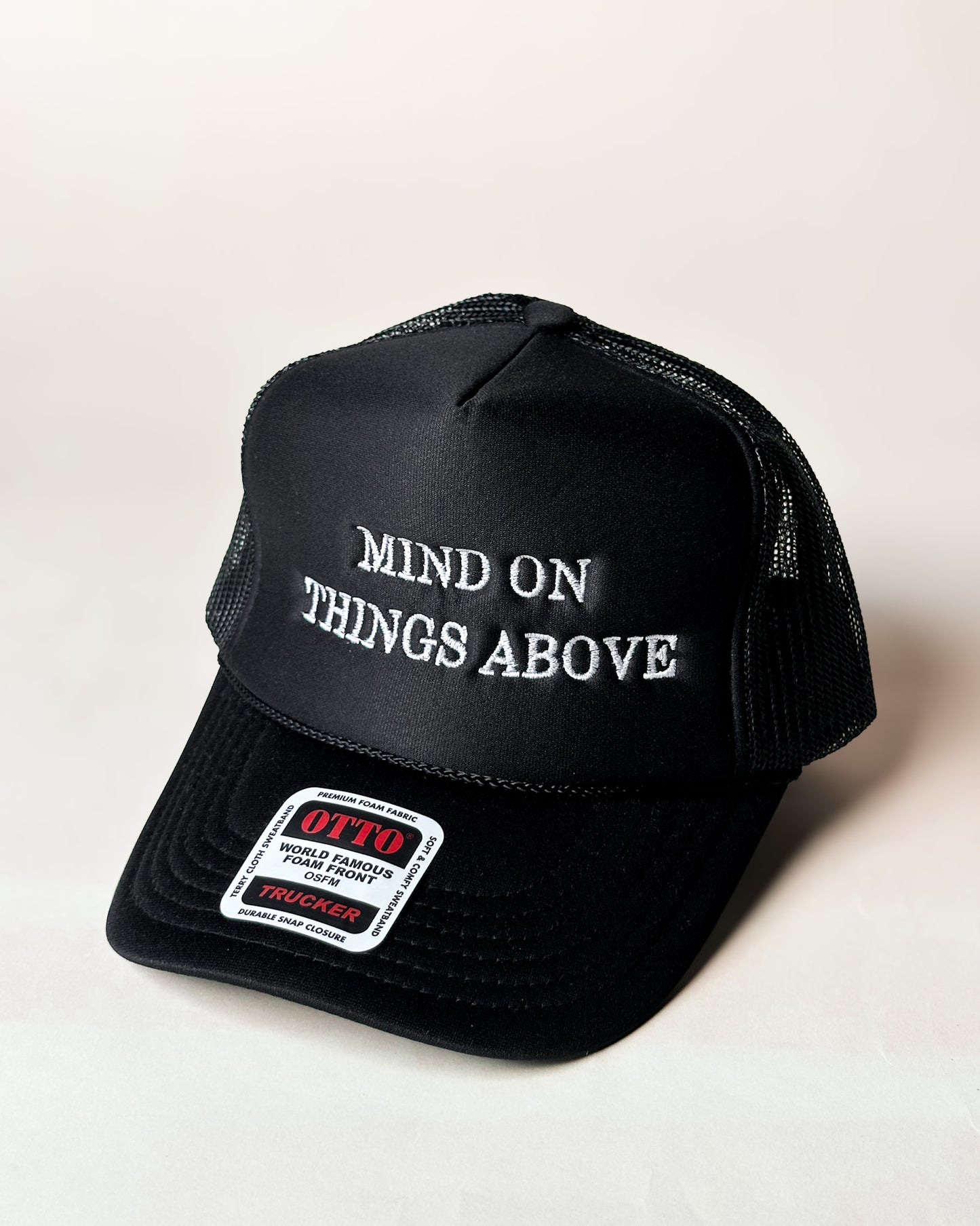 Mind On Things Above Foam Trucker Hat