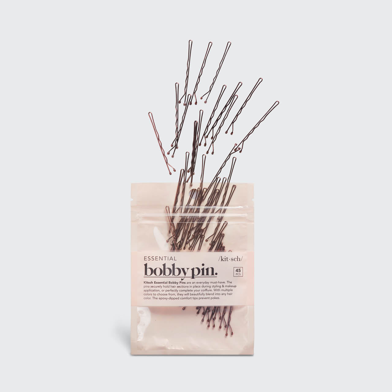 Bobby Pins 45pc - Brown