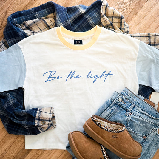 Be The Light Cropped Tee