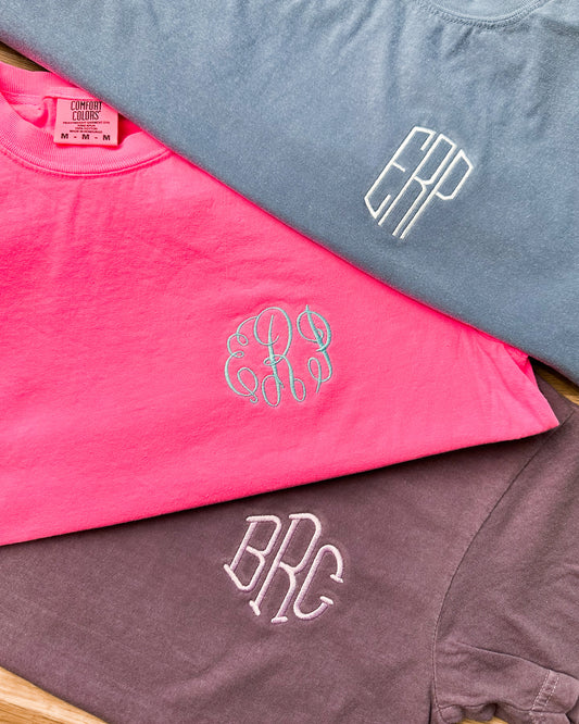 Monogram Comfort Colors Tee