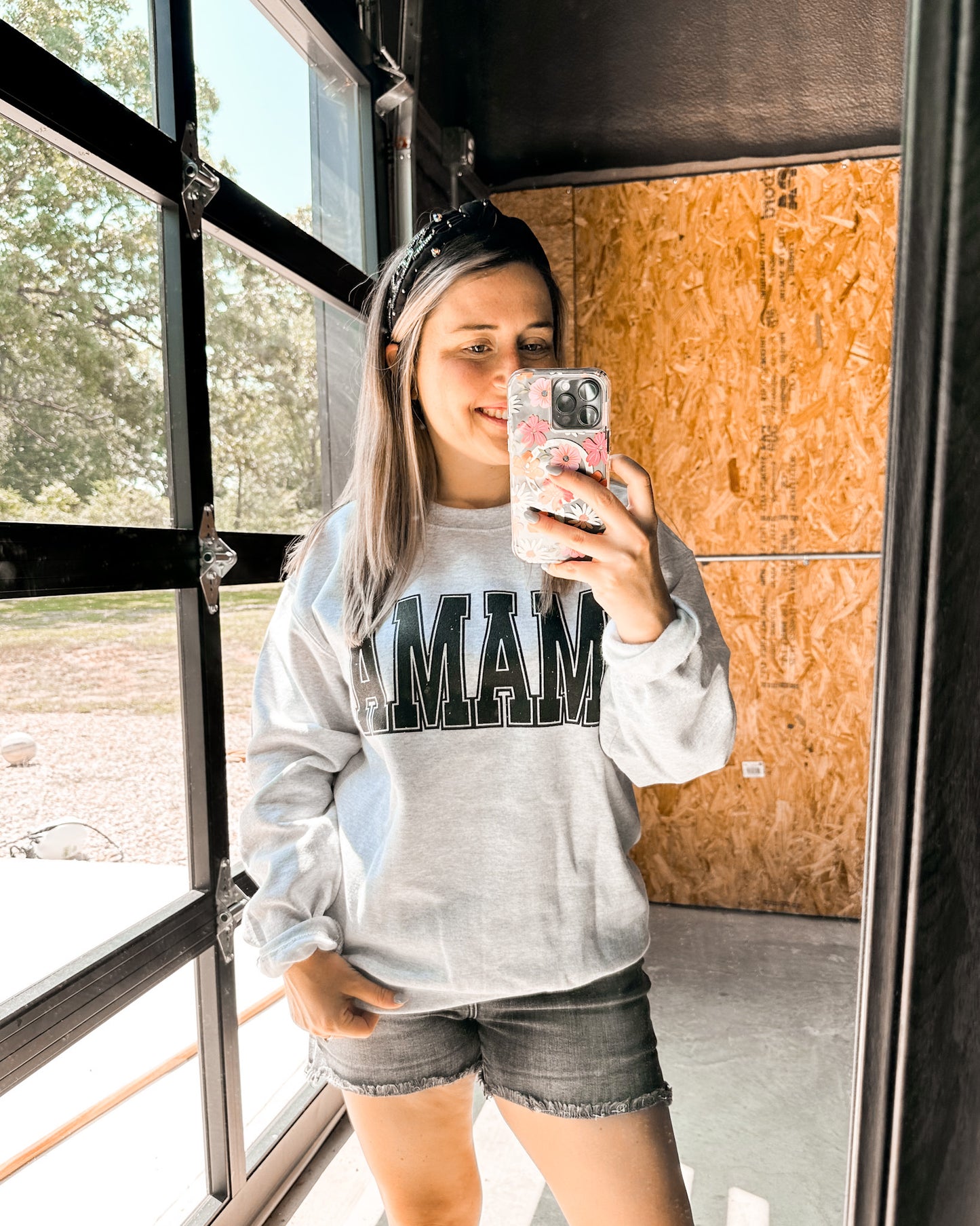 Distressed Mama Sweatshirt