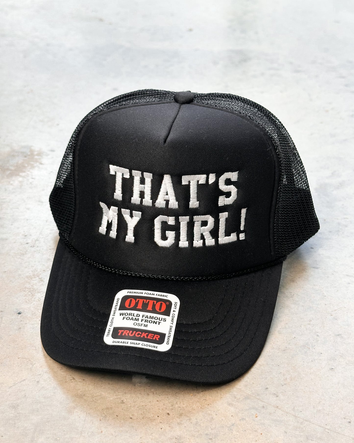 That’s my girl foam trucker hat