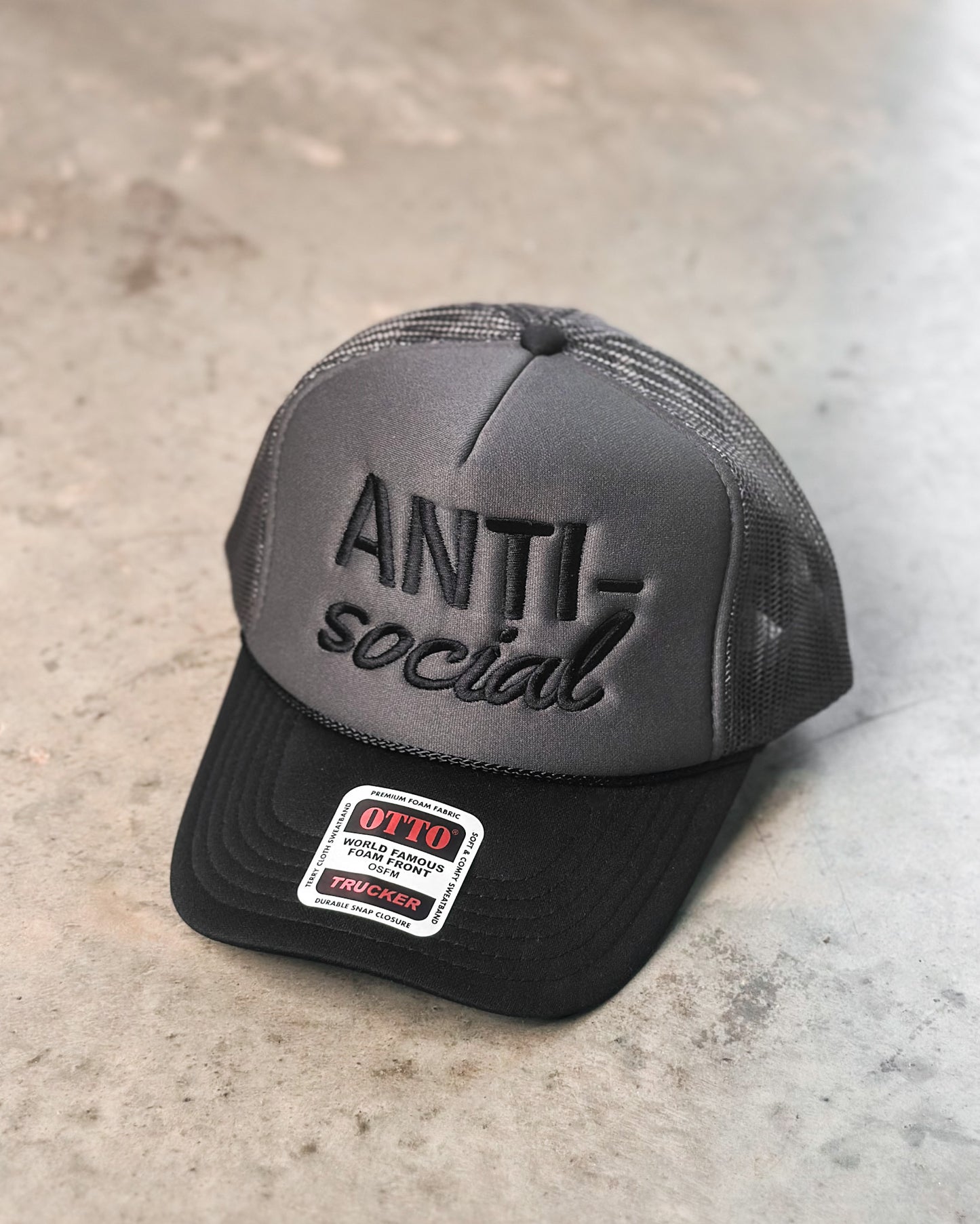 Anti Social Foam Trucker Hat