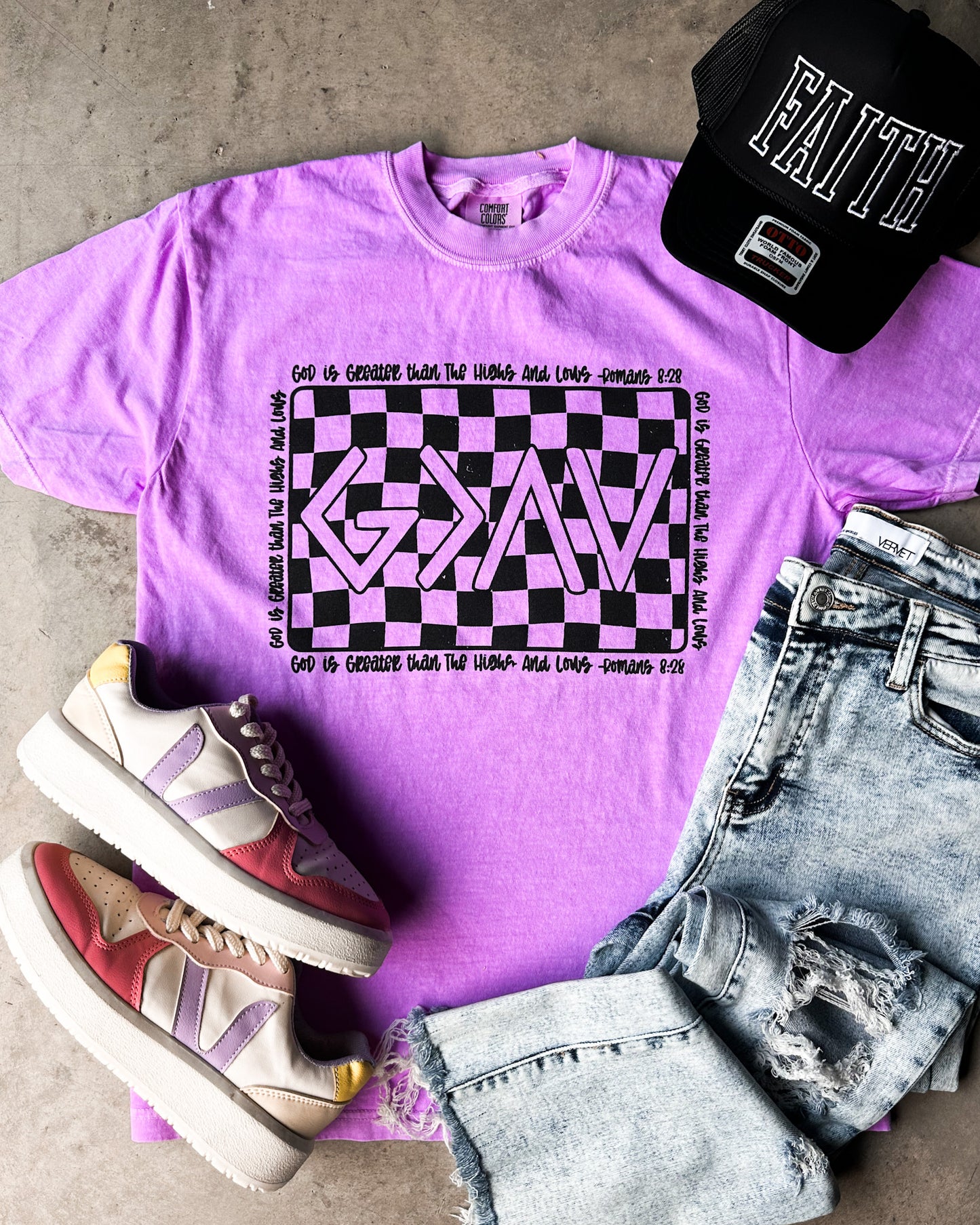 God Is Greater Than The Highs and Lows Graphic Tee