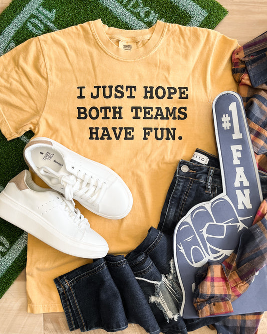 Both Teams Have Fun Graphic Tee