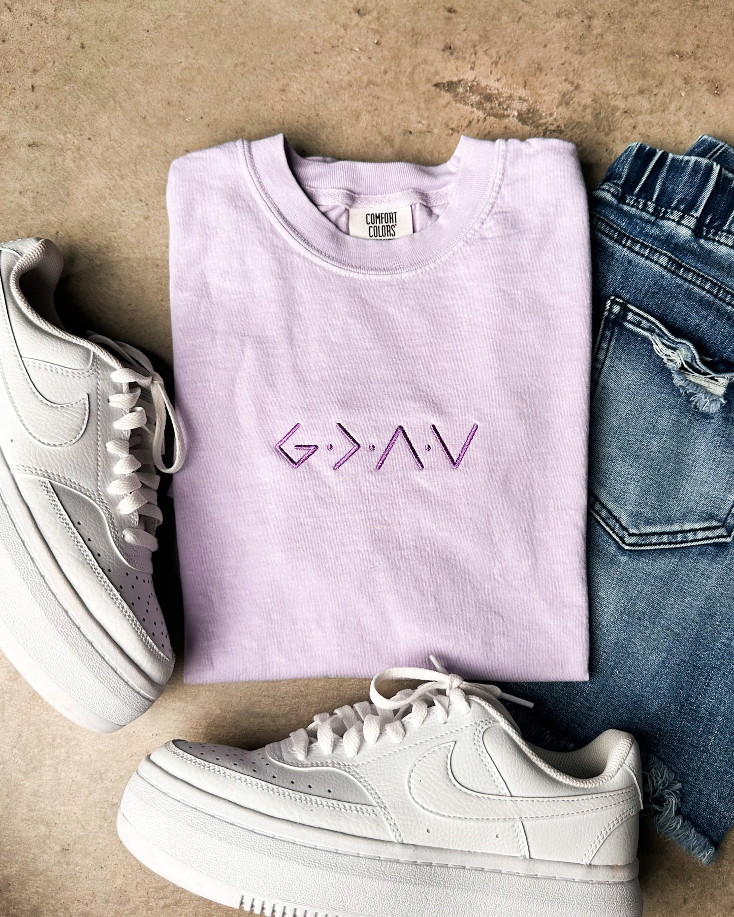 Embroidered God Is Greater Than The Highs & Lows