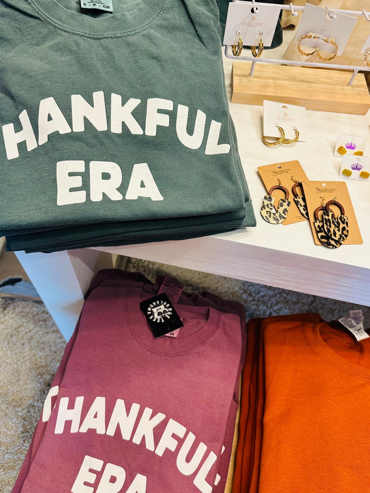 Thankful Era Spruce Comfort Colors Graphic Tee