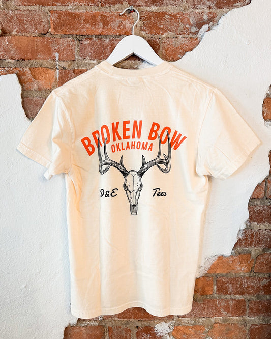 Broken Bow Deer Skull Logo Youth Graphic Tee