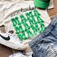 One Lucky Mama Leopard Graphic Tee