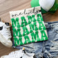 One Lucky Mama Leopard Graphic Tee