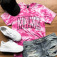 Mama Varsity Bleached Graphic Tee