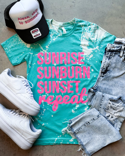 Sunburn Bleached Graphic Tee